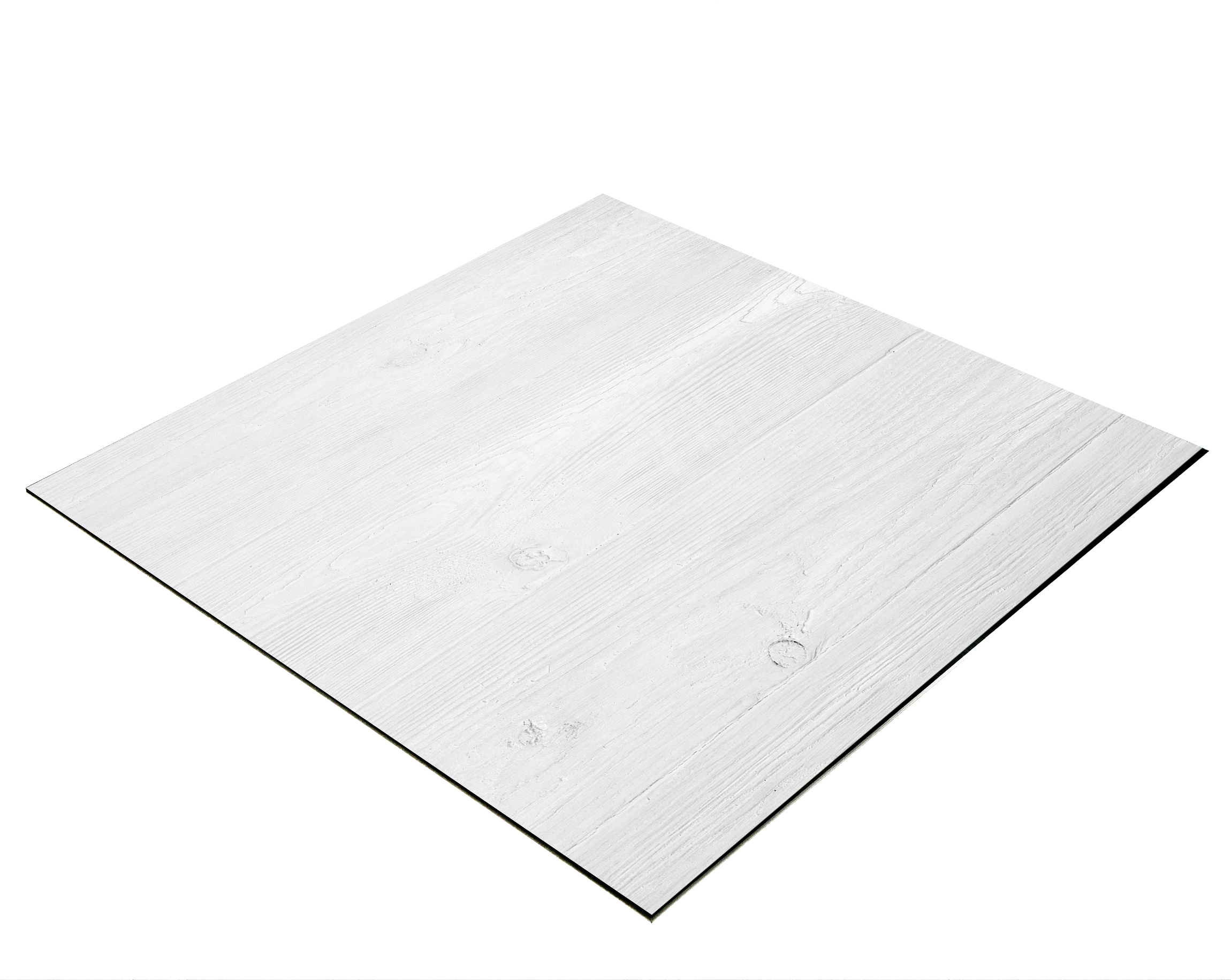 BRESSER Flat Lay Background for Tabletop Photography 60 x 60cm White Wood Planks
