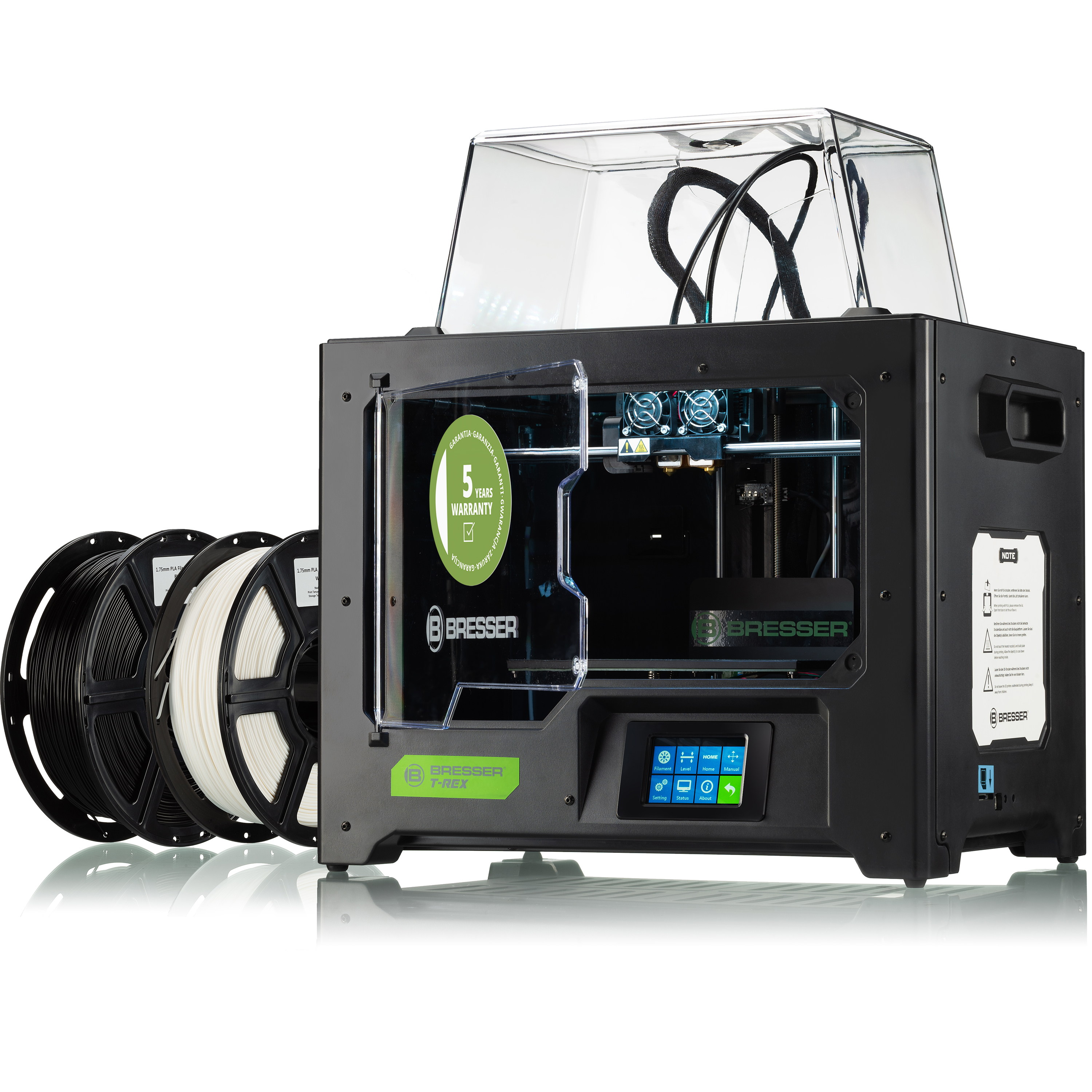 BRESSER T-REX WIFI 3D Printer with Twin Extruder technology