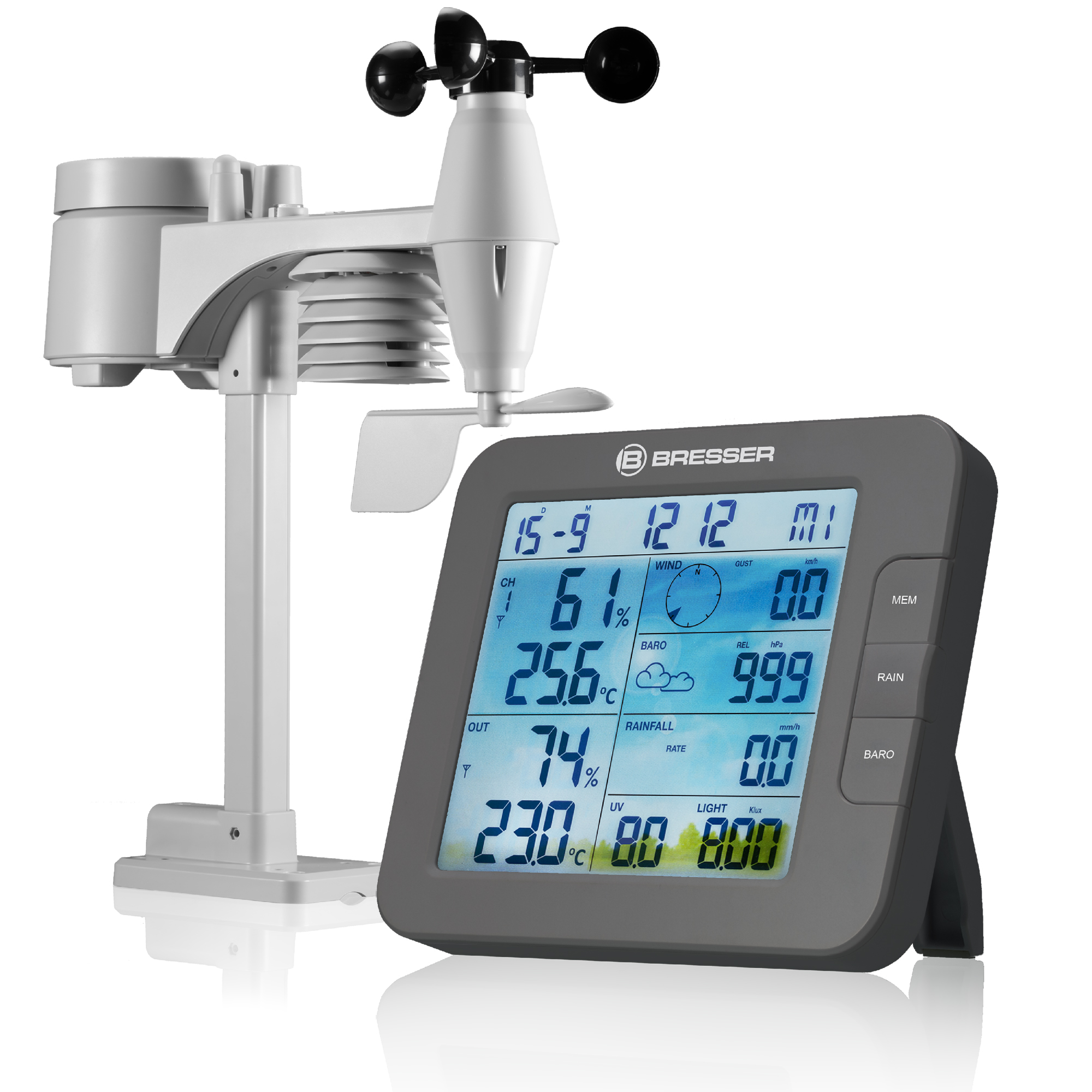 BRESSER 7-in-1 ClimateConnect Tuya Smart Home Weather Station