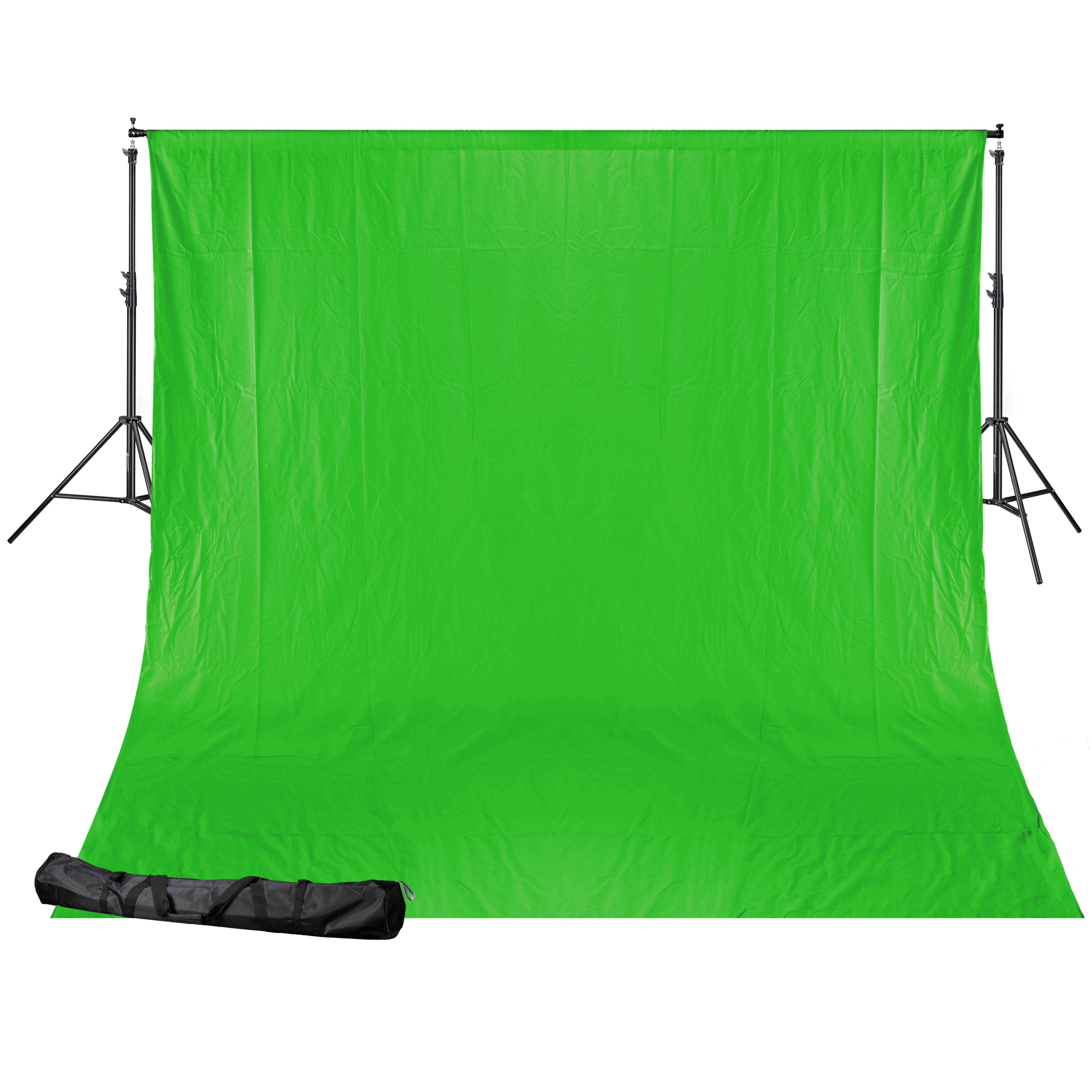 BRESSER BR-D24 Background System + Background Cloth 2,5 x 3m Chromakey Green