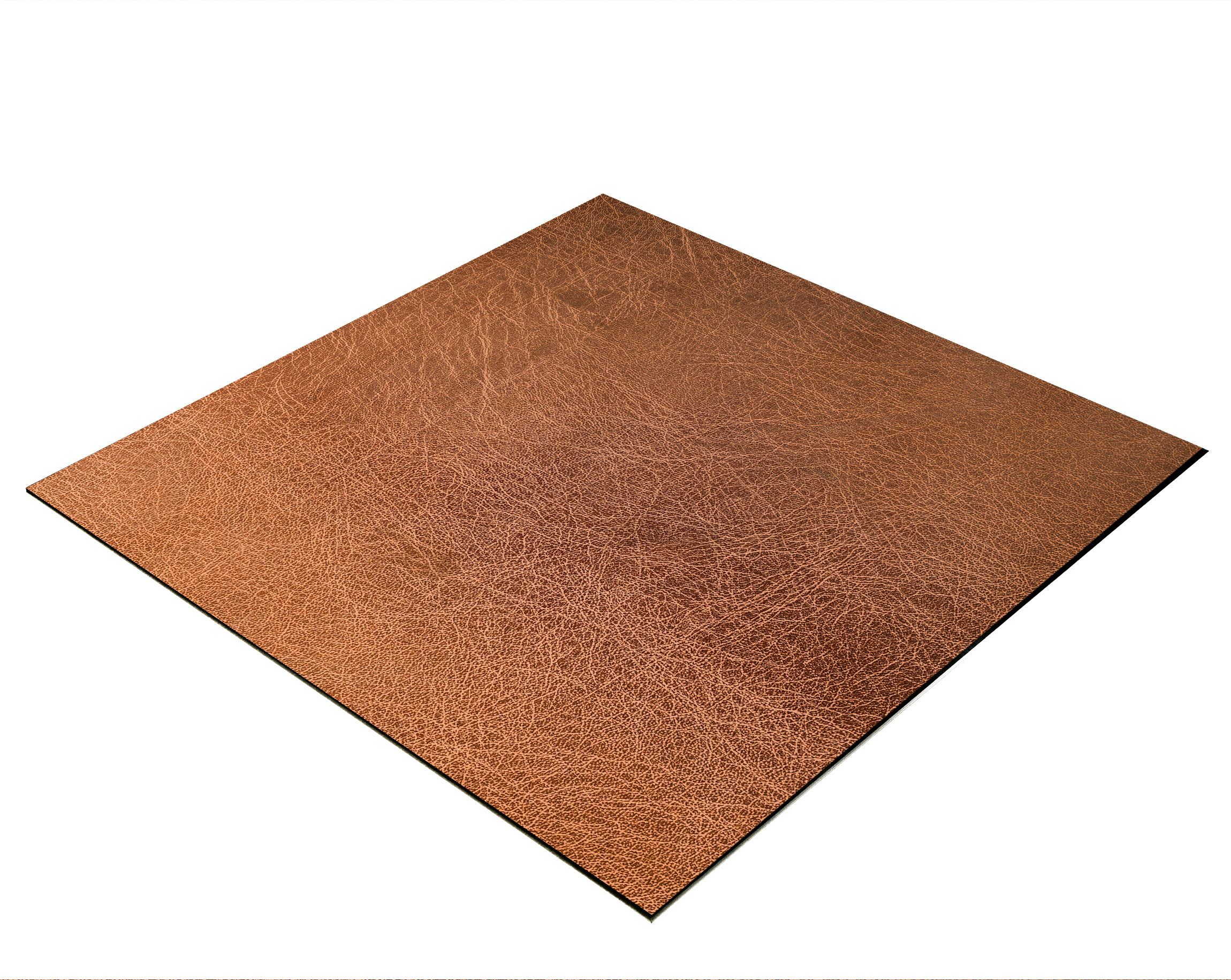 BRESSER Flat Lay Background for Tabletop Photography 60 x 60cm Leather Look Rust-Brown