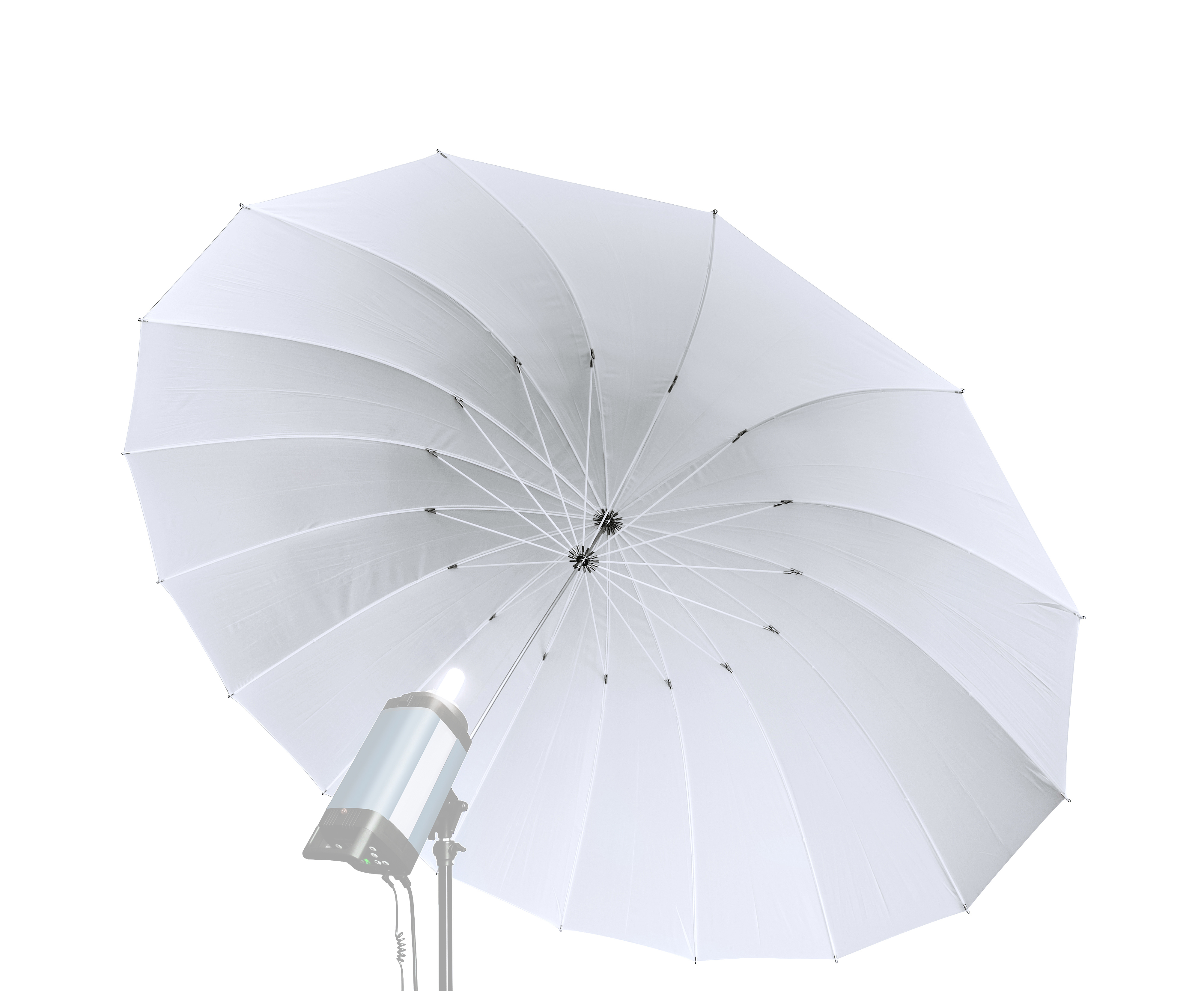 BRESSER SM-08 Jumbo Translucent Umbrella white 162 cm 