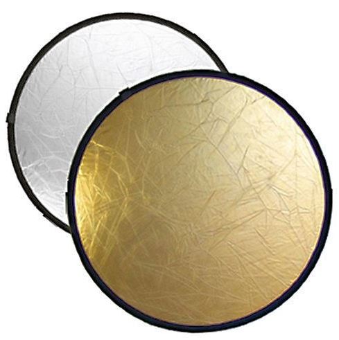 BRESSER BR-TR5 2-in-1 collapsible Reflector gold/silver 60cm round