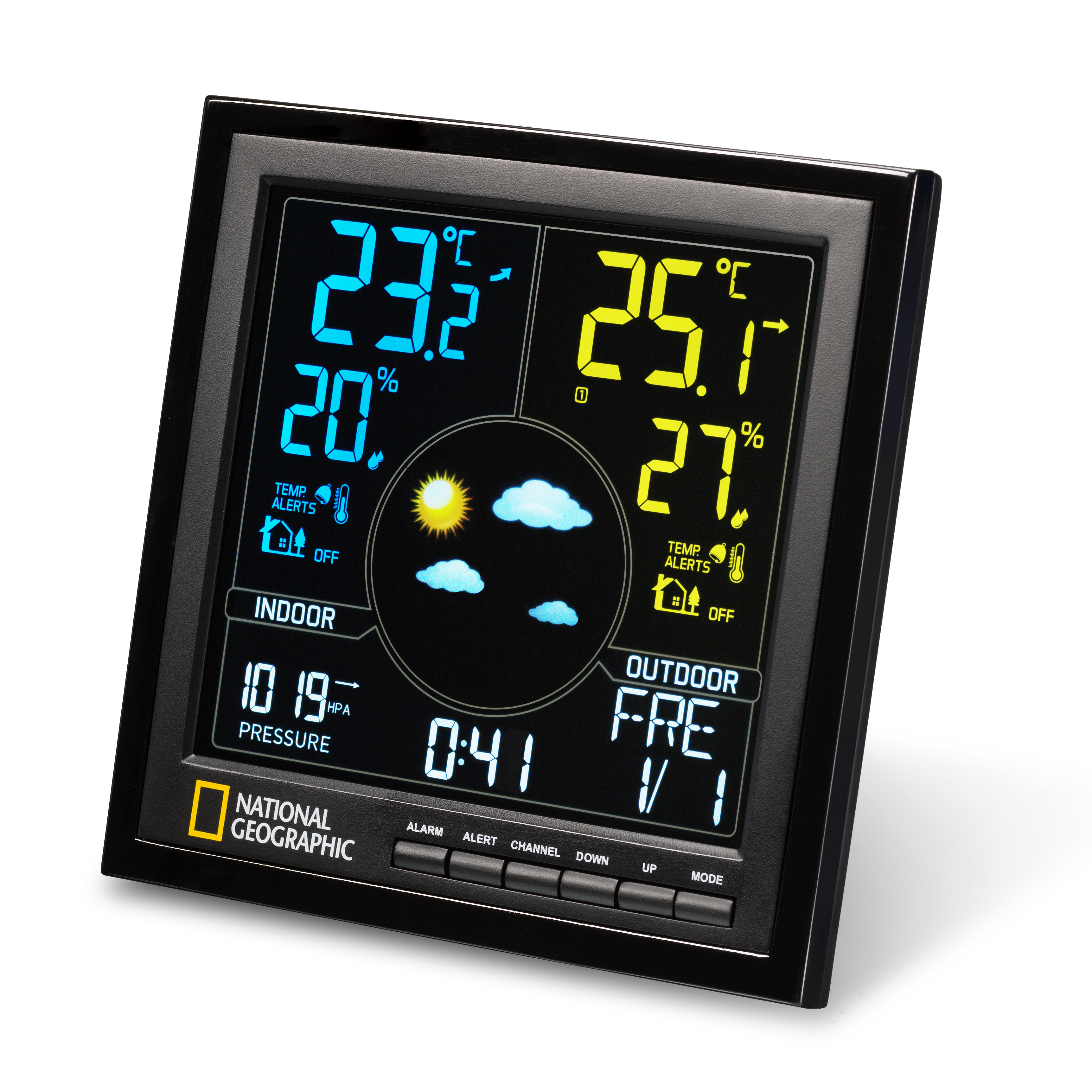 NATIONAL GEOGRAPHIC VA colour RC Weather Station (Refurbished)