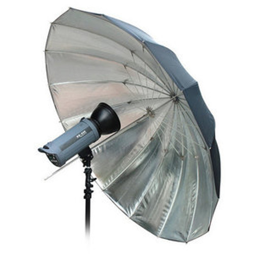 BRESSER SM-09 Jumbo Reflective Umbrella silver/black 162 cm 