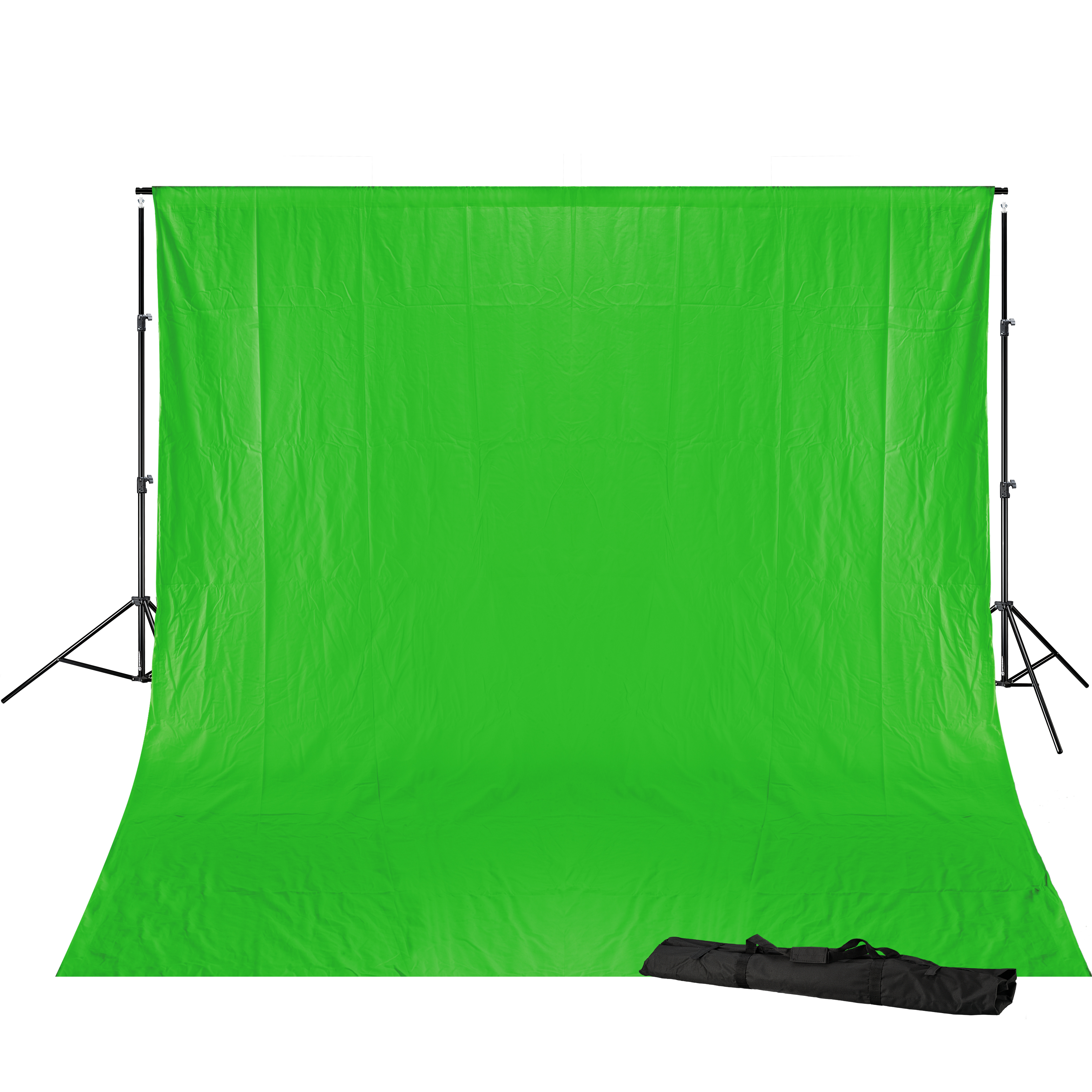 BRESSER BR-D23 Background System + Background Cloth 3 x 4m Chromakey Green