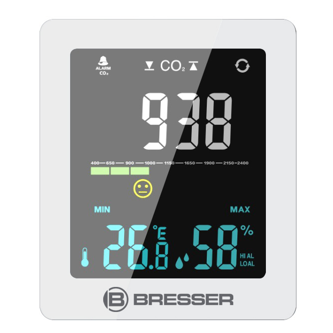 BRESSER CO² Air Quality Monitor Smile