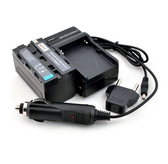 BRESSER Battery charger + 1x Battery compatible with Sony NP-F770 7.4v - 4200 m