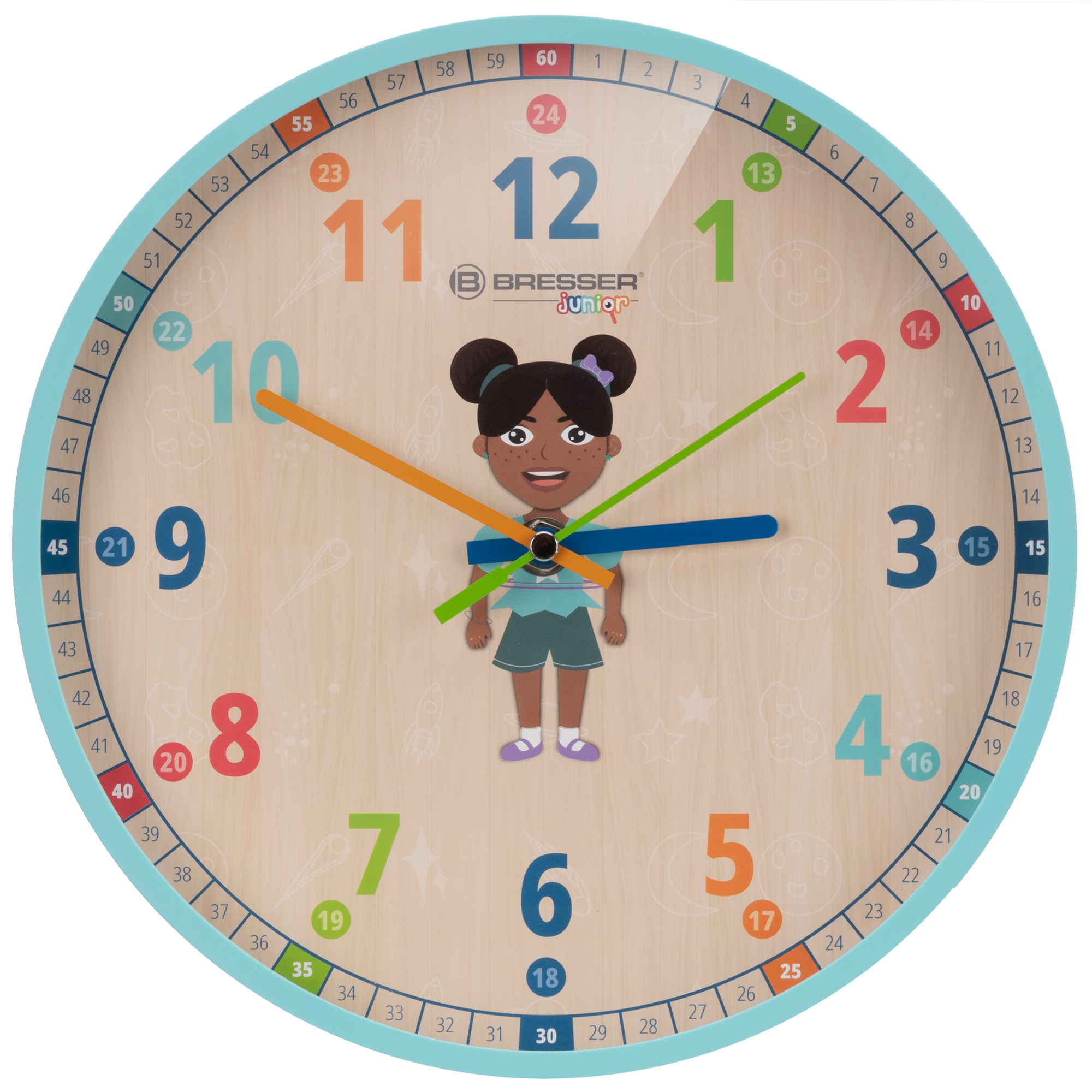 BRESSER JUNIOR children's wall clock
