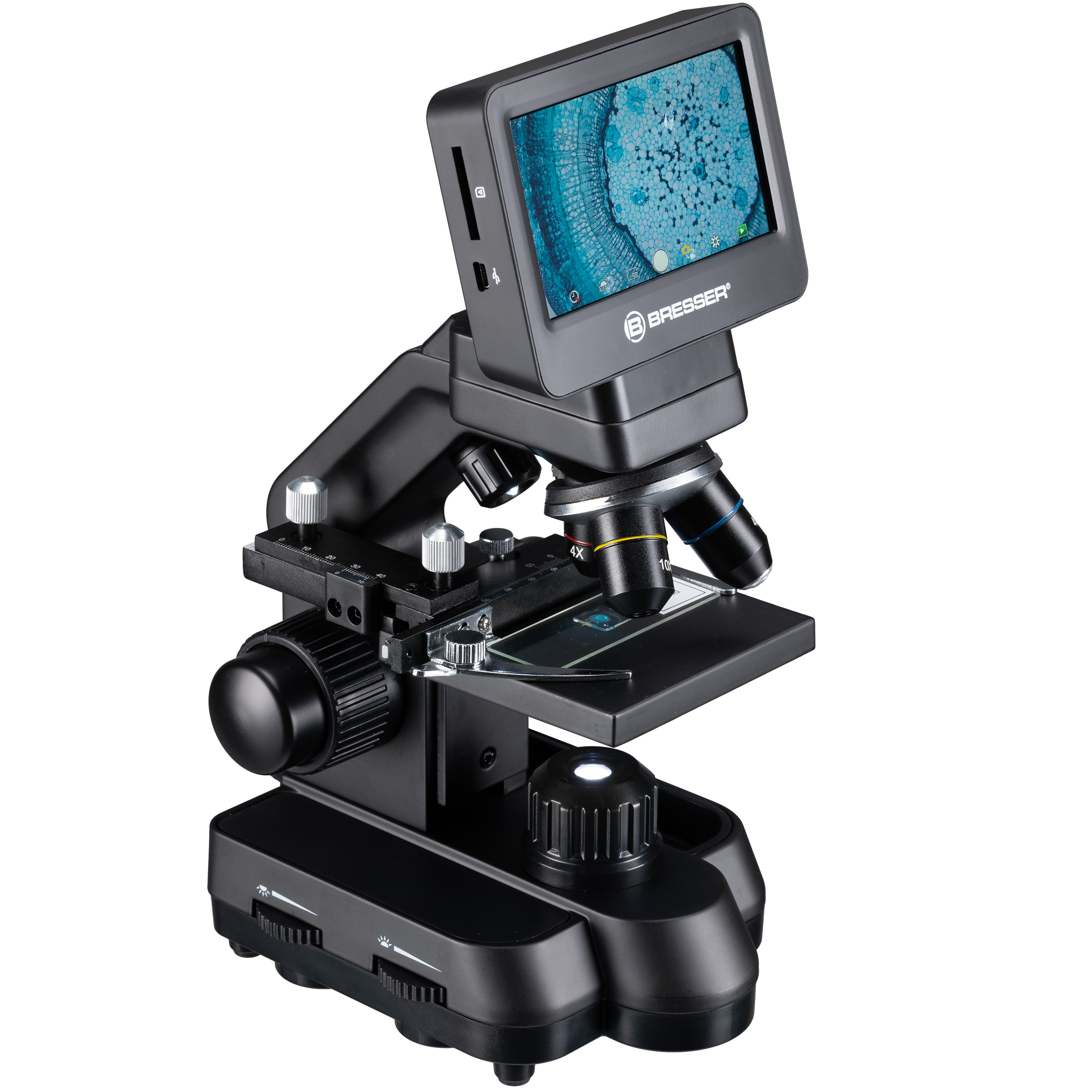 BRESSER Biolux Touch 5MP HDMI digital Microscope for School and Hobby