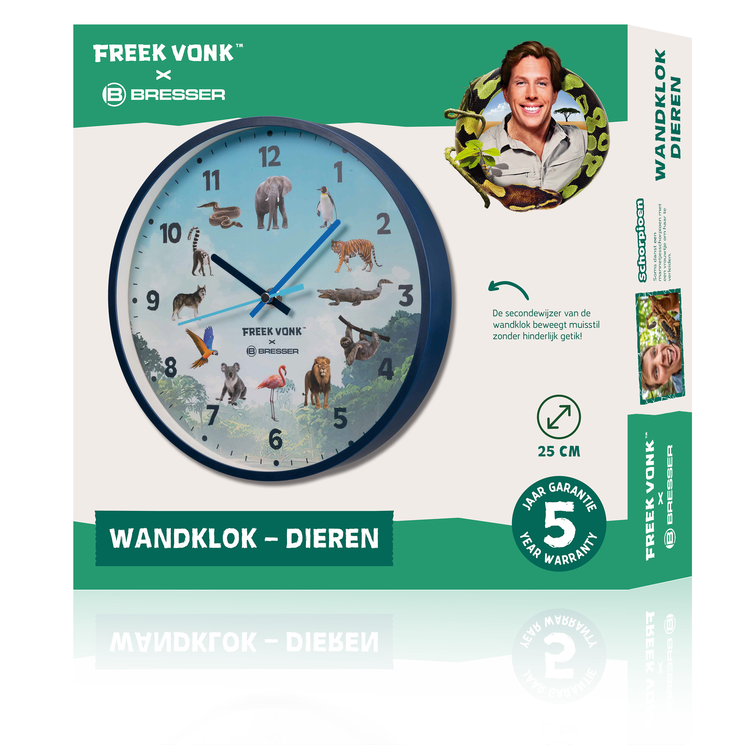 FREEK VONK x BRESSER Children's Wall Clock