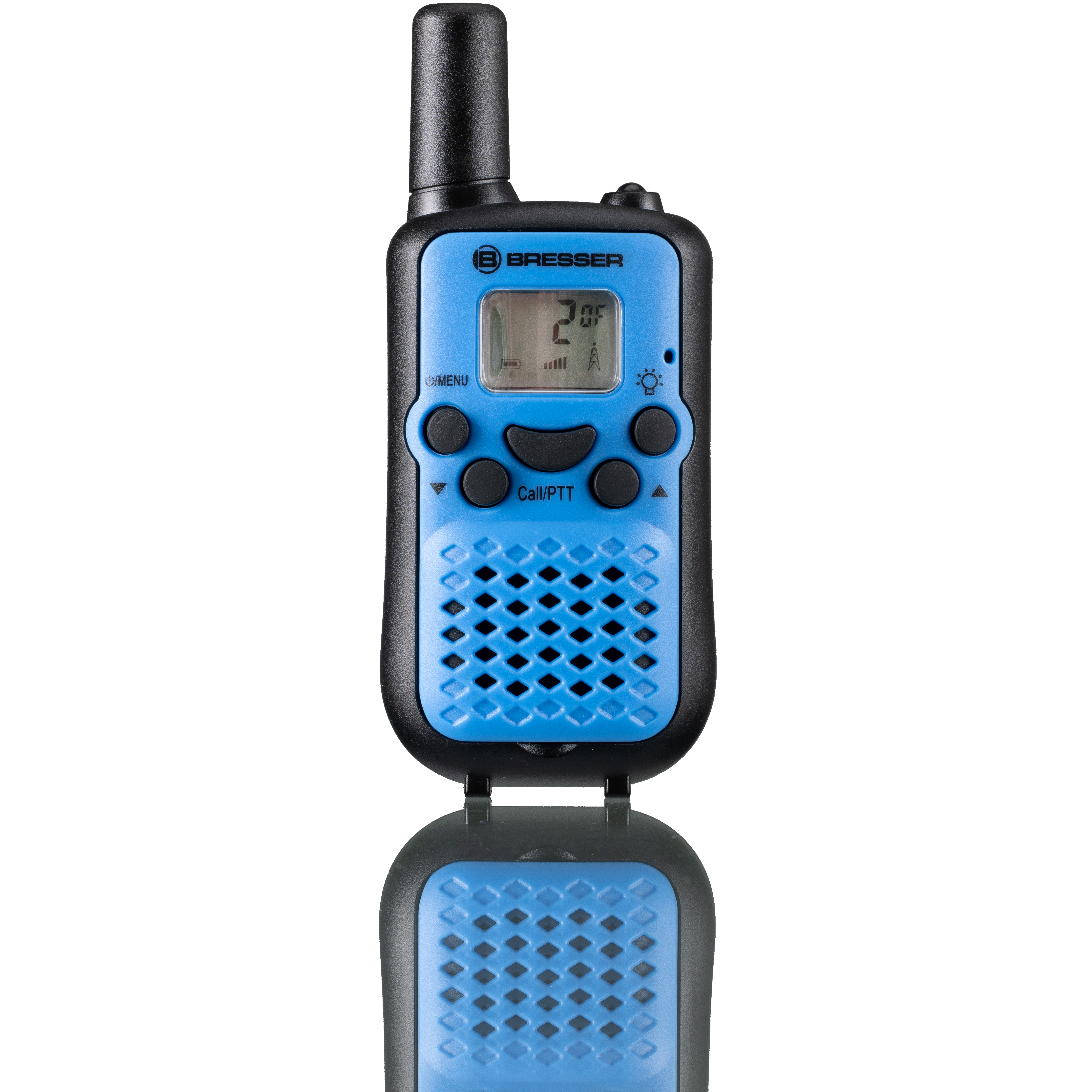 BRESSER JUNIOR Walkie-talkies Set of 2 with long range of up to 6 km and hands-free function