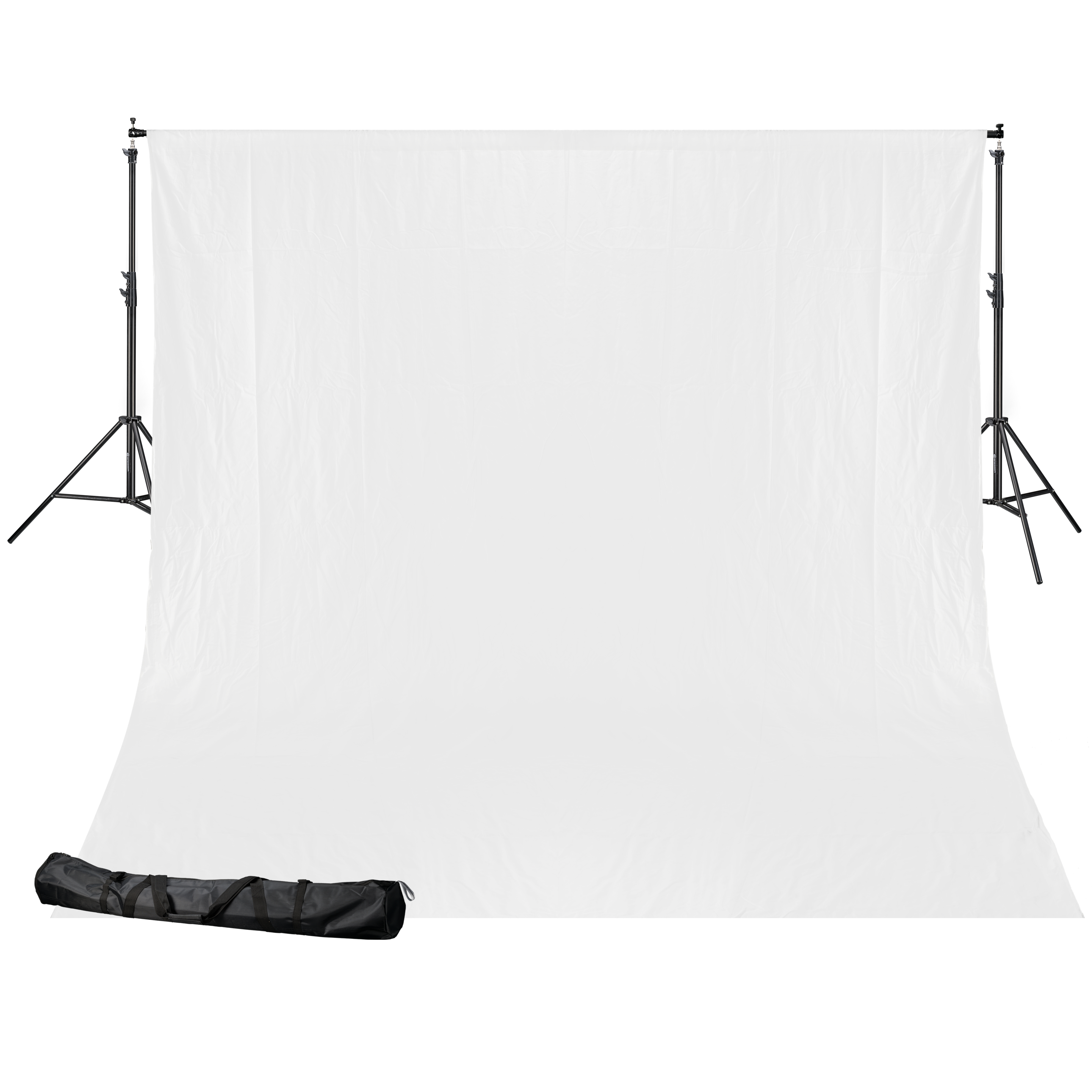 BRESSER BR-D24 Background System + Background Cloth 2,5 x 3m White