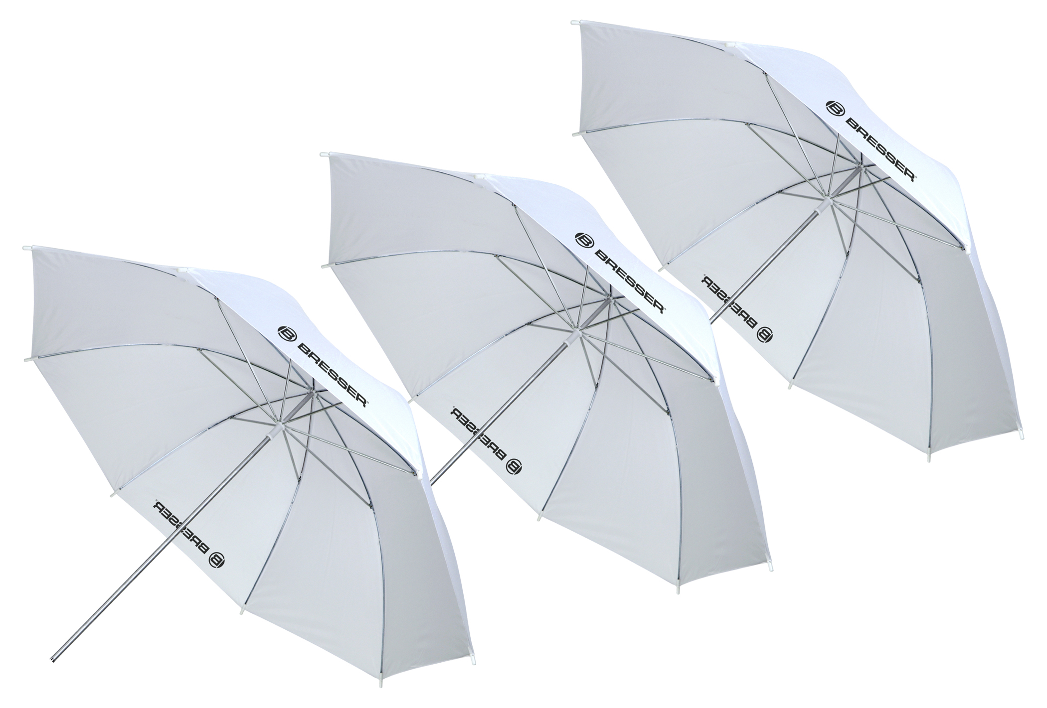 BRESSER SM-02 Translucent Umbrella white diffuse 84 cm