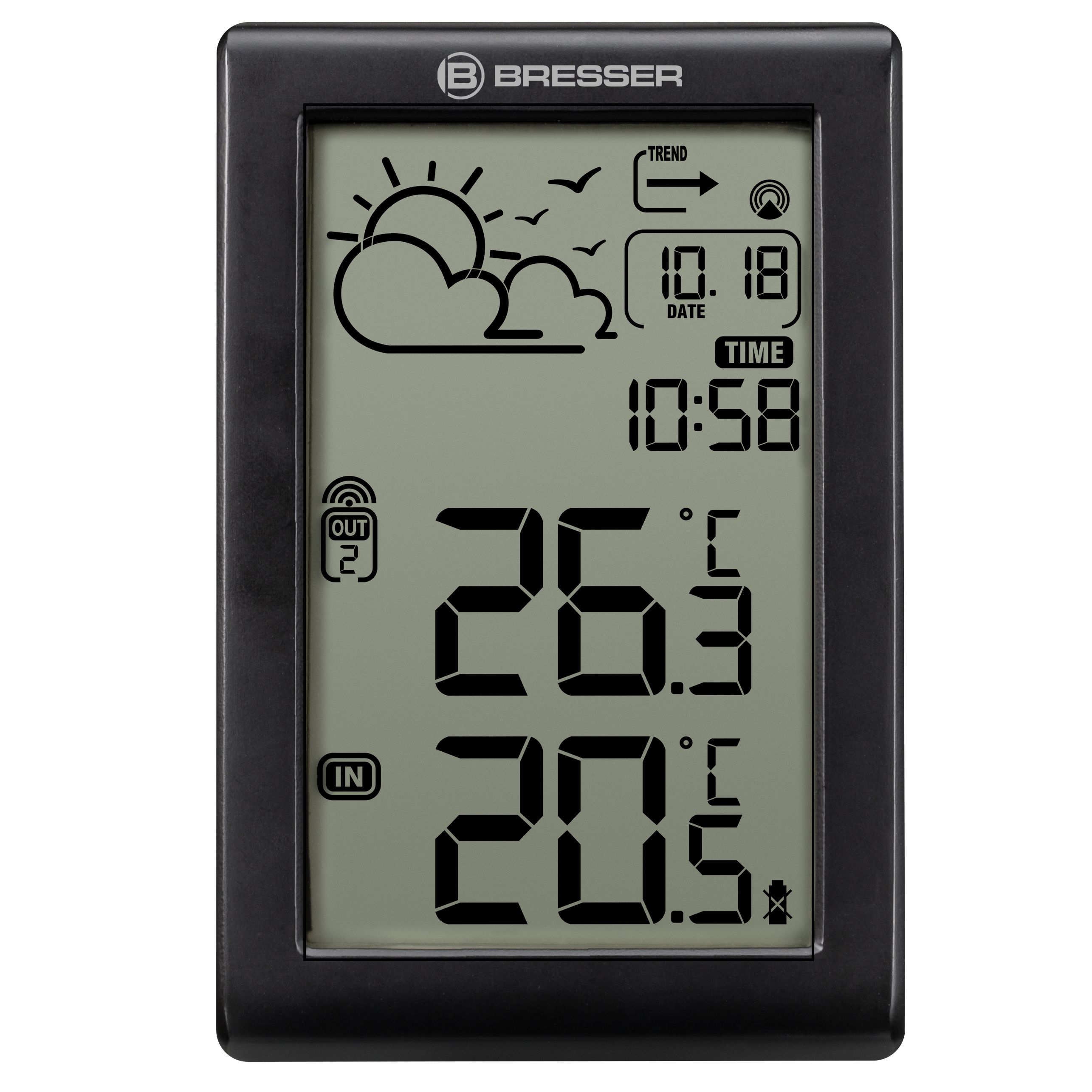 BRESSER Meteo Temp W weather station with DCF time signal