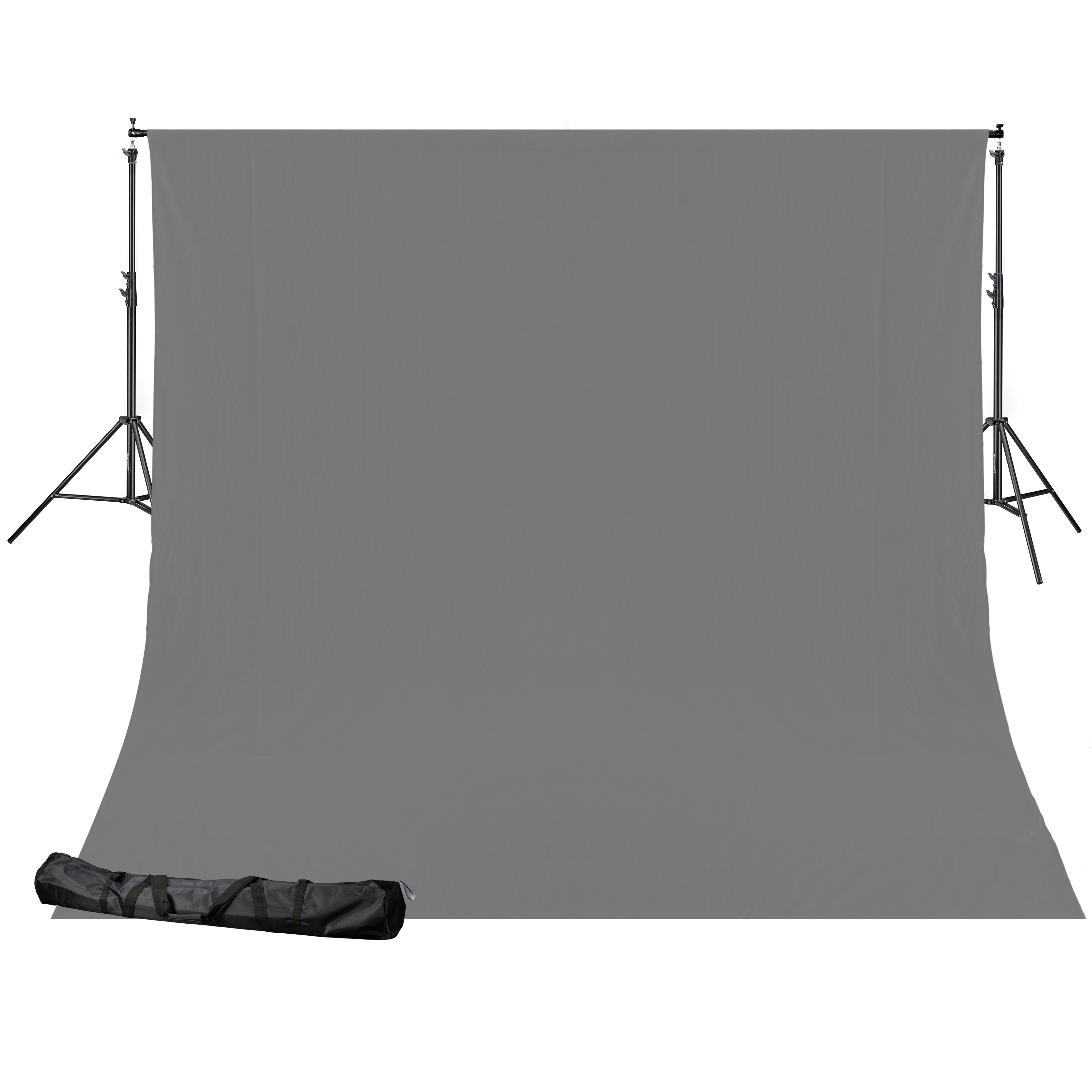 BRESSER BR-D24 Background System + Background Cloth 2,5 x 3m Grey