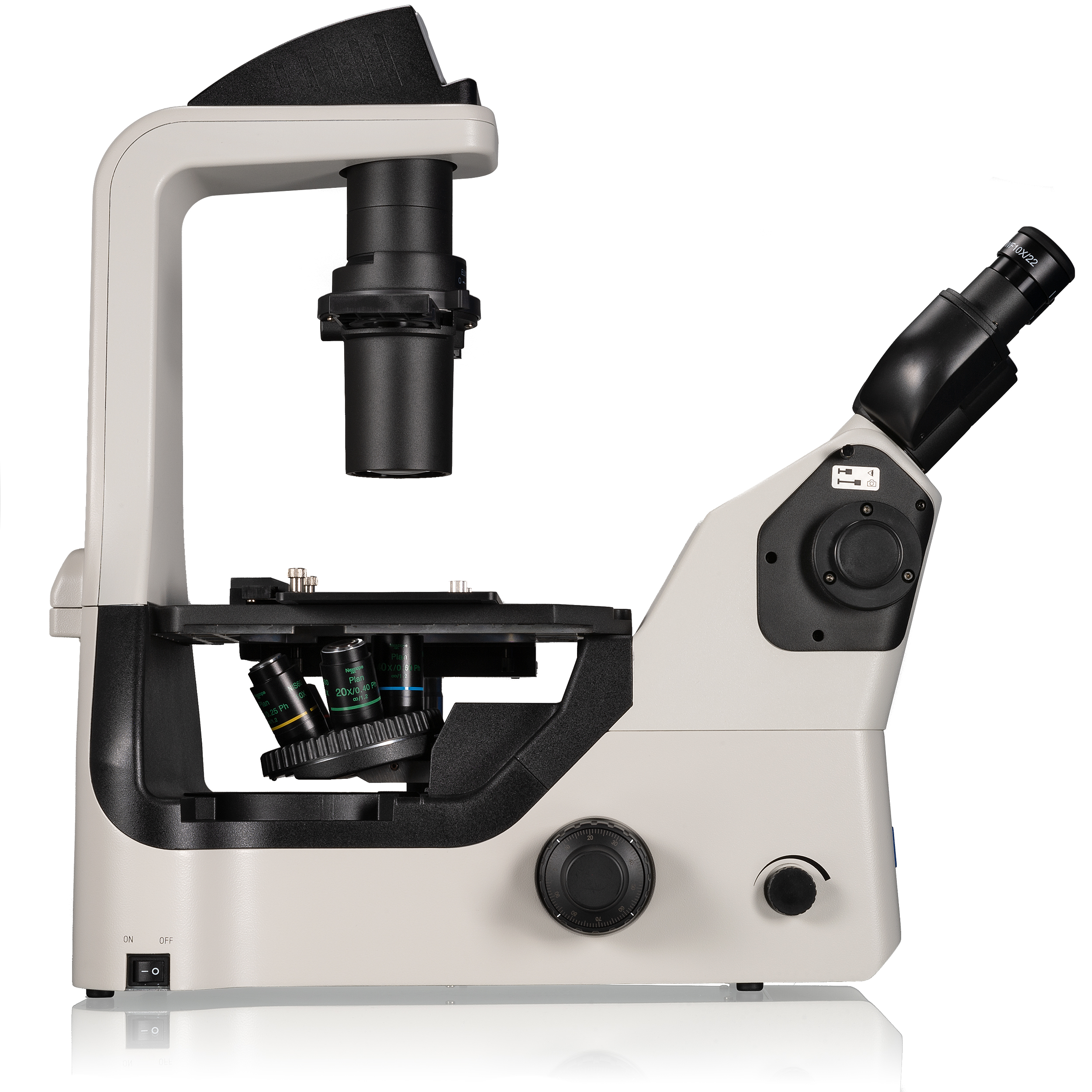 Nexcope NIB620 professional, inverted laboratory microscope with phase contrast