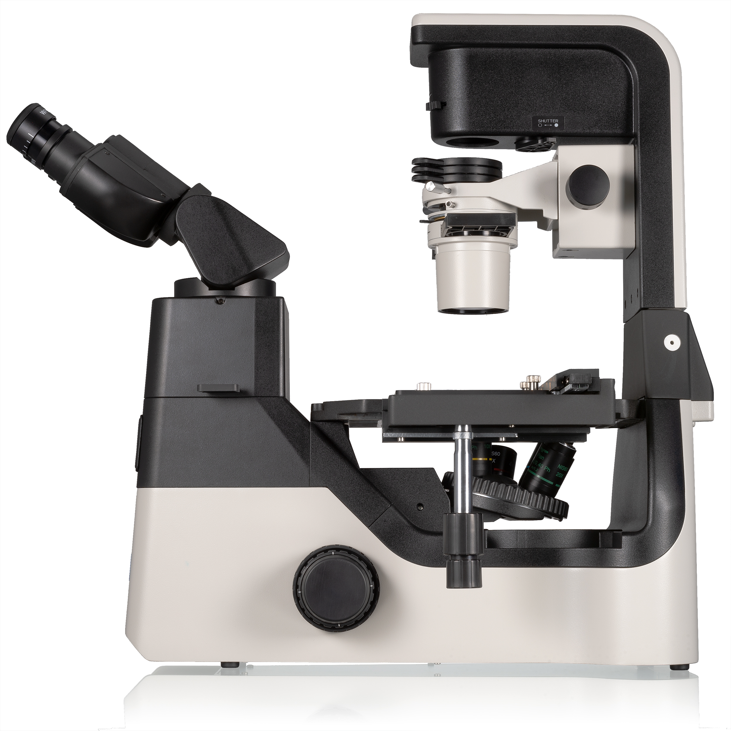 Nexcope NIB630 inverted research microscope with tiltable lighting unit