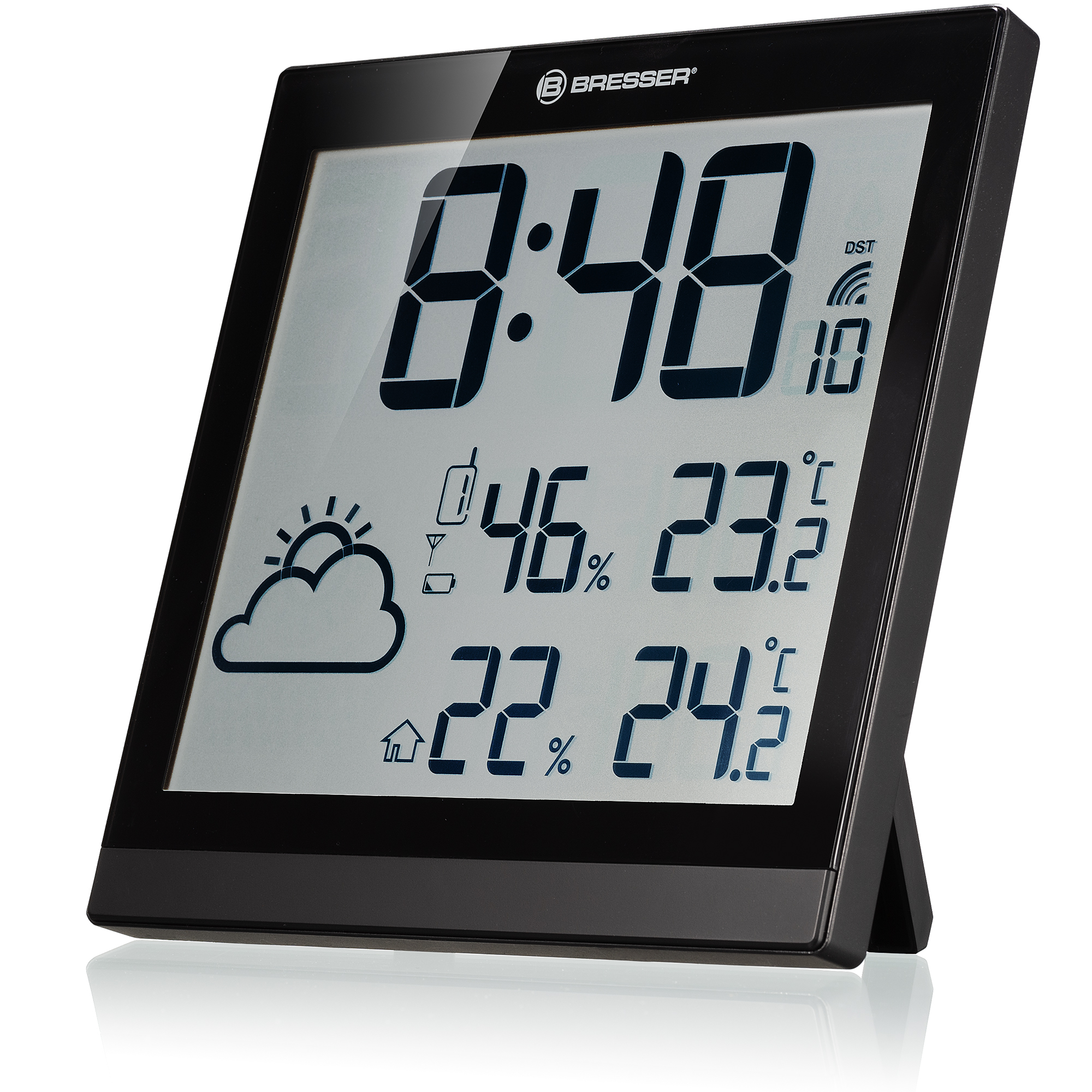 BRESSER ClimaTemp JC LCD Weather-Clock