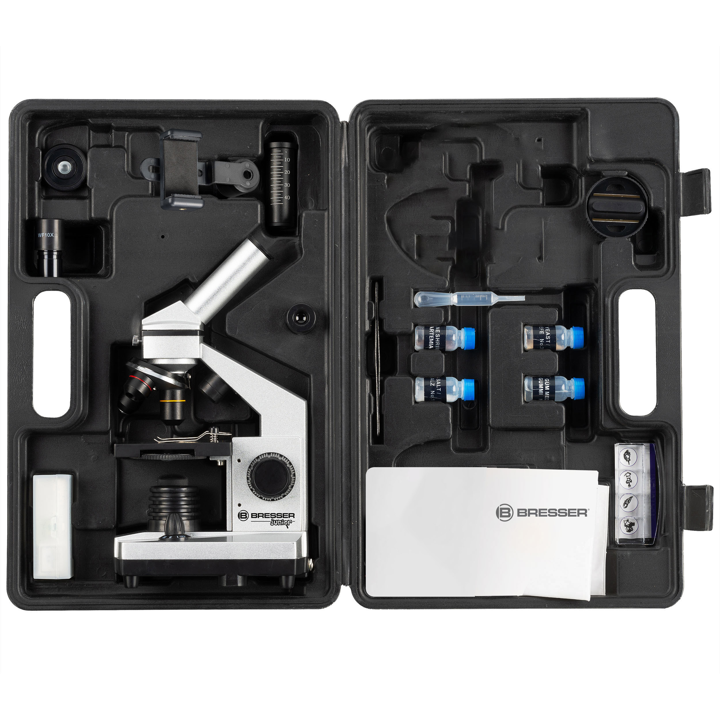 BRESSER JUNIOR Biolux CA 40x-1024x Microscope incl. Smartphone Holder