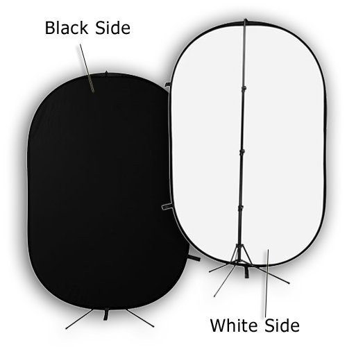BRESSER Foldable Background BR-3 180 x 240cm Black/White 