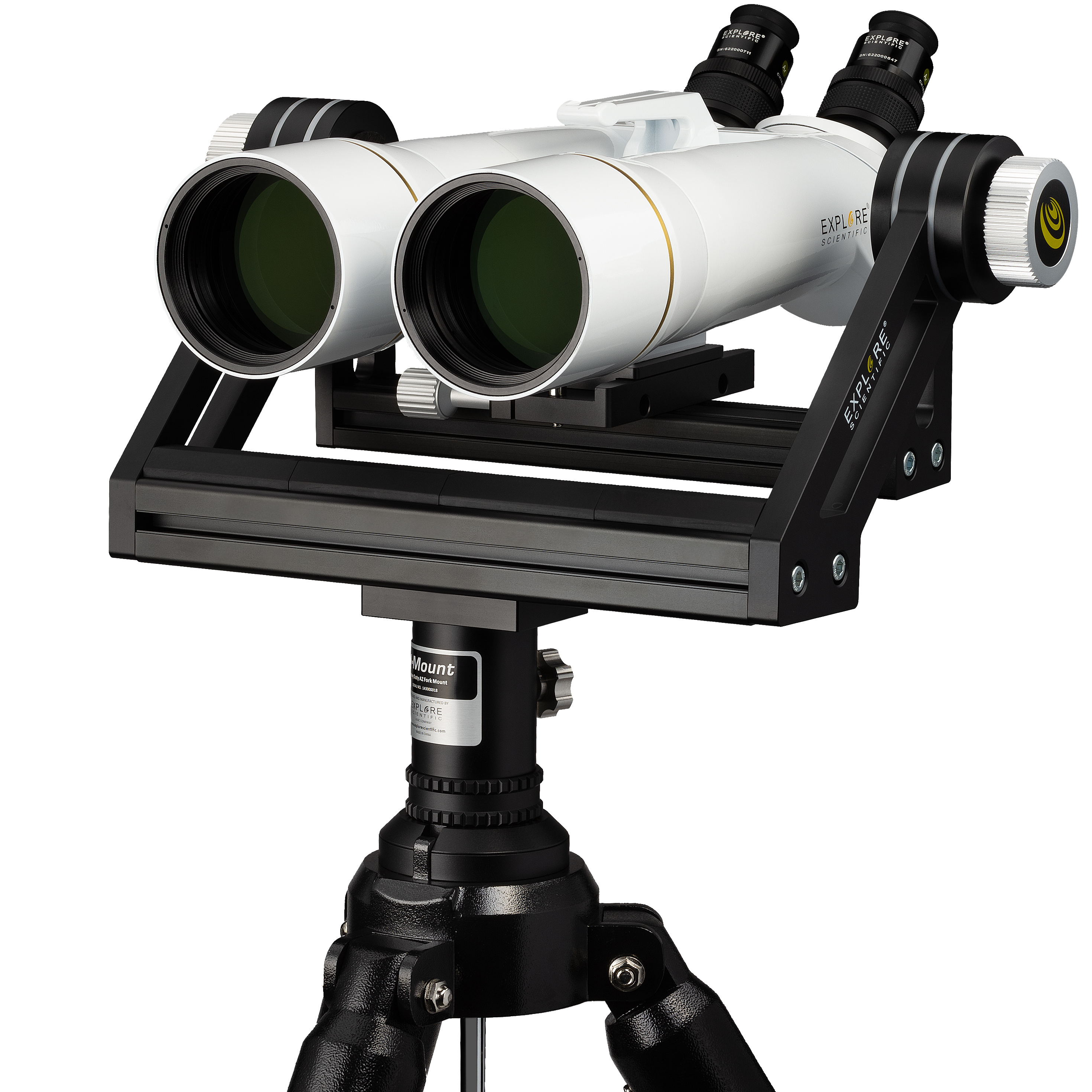 EXPLORE SCIENTIFIC BT-82 SF Giant Binoculars with 62° LER Eyepieces 20mm