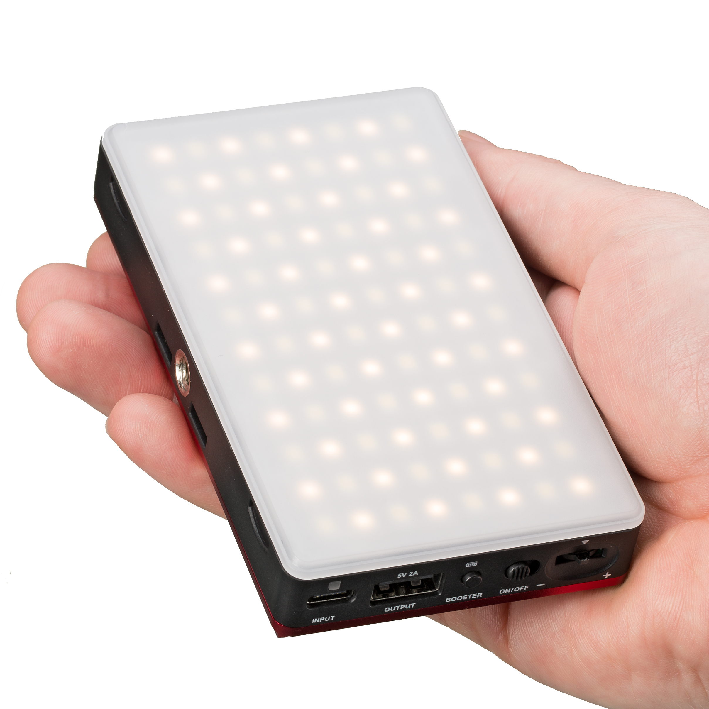 BRESSER Pocket LED 9 W Bi-Colour continuous Panel Light for on-the-go Use and Smartphone Photography