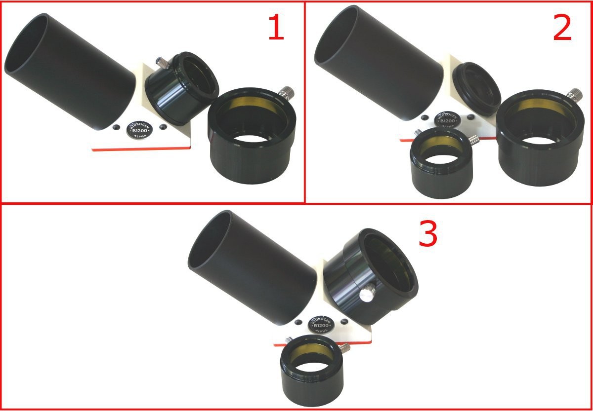 Adapter T2 to 2", for 2" eyepieces to blocking filter