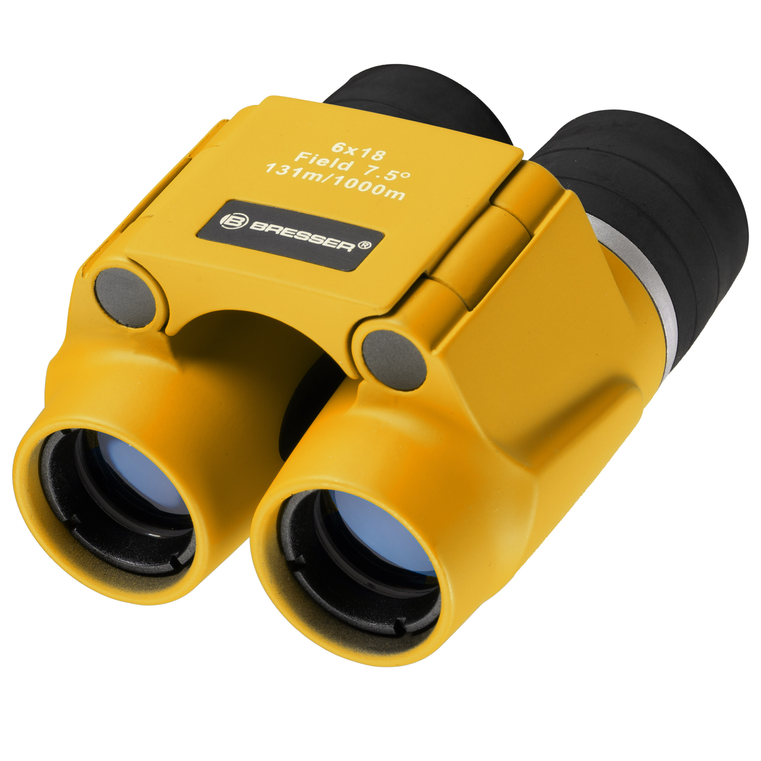 BRESSER JUNIOR Children's Binoculars 6x18 yellow