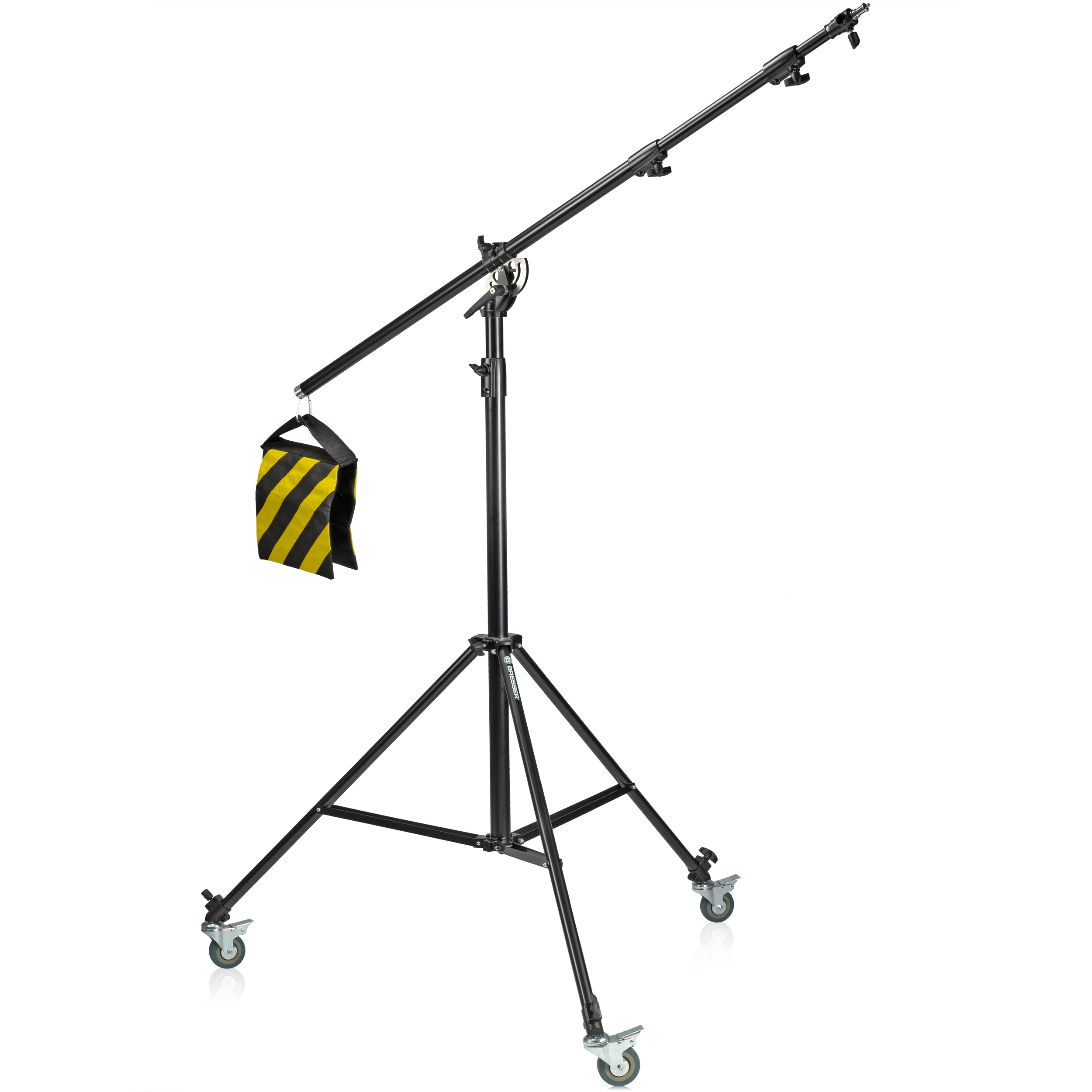 BRESSER BR-LB300 Light Stand with Swivel Arm and Wheels