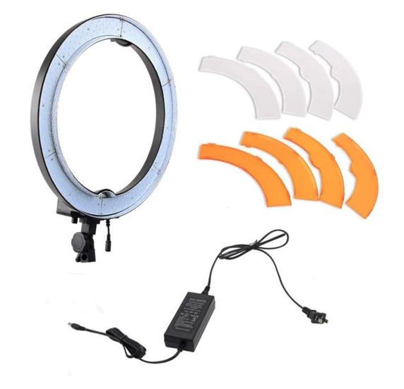 BRESSER BR-RL18 immable LED Daylight Ring Light 55W/5760 Lumens with Carry Bag