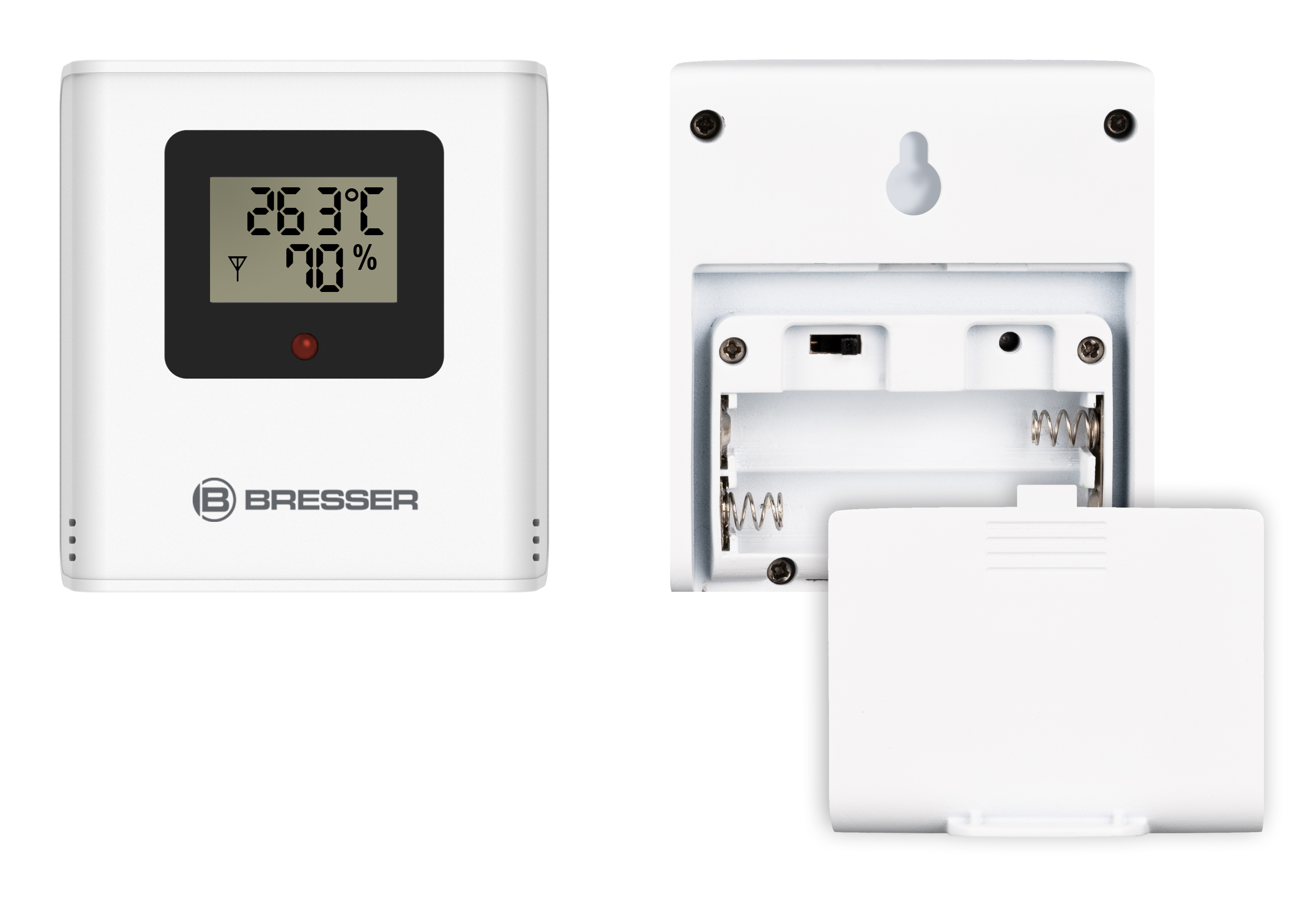 BRESSER Weather Station ClimaTemp TB with LCD colour display