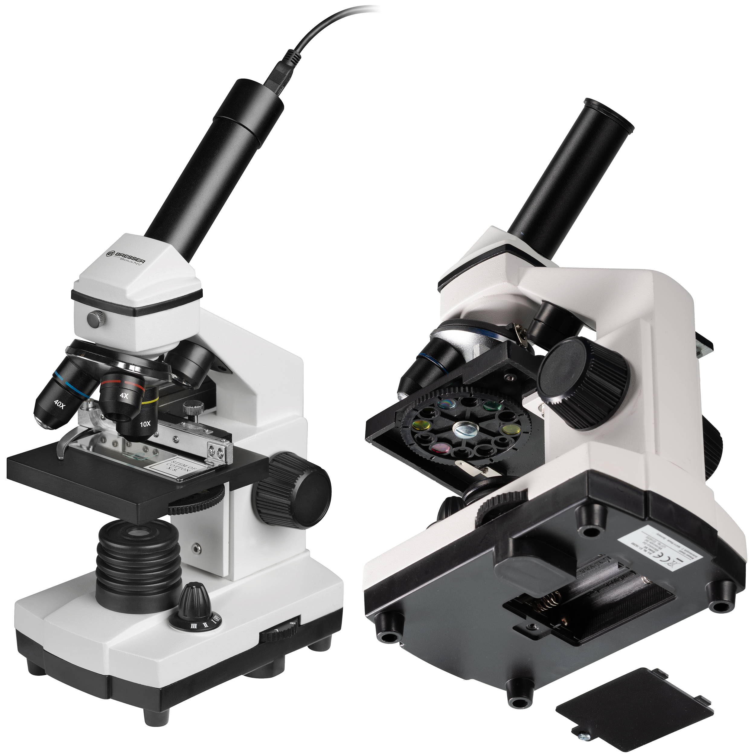 BRESSER Biolux NV 20x-1280x Microscope with HD USB camera (Refurbished)