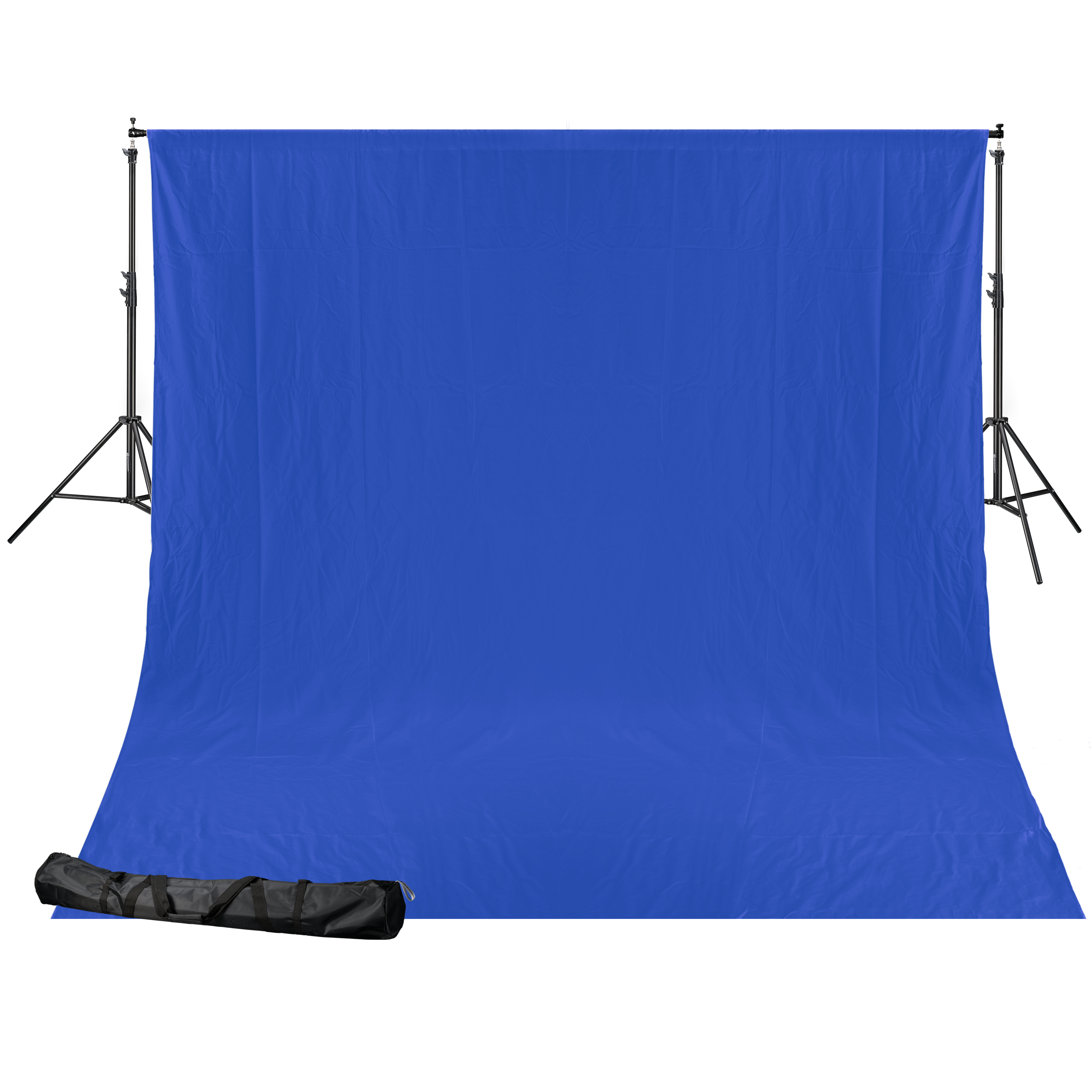 BRESSER BR-D24 Background System + Background Cloth 2,5 x 3m Chromakey Blue